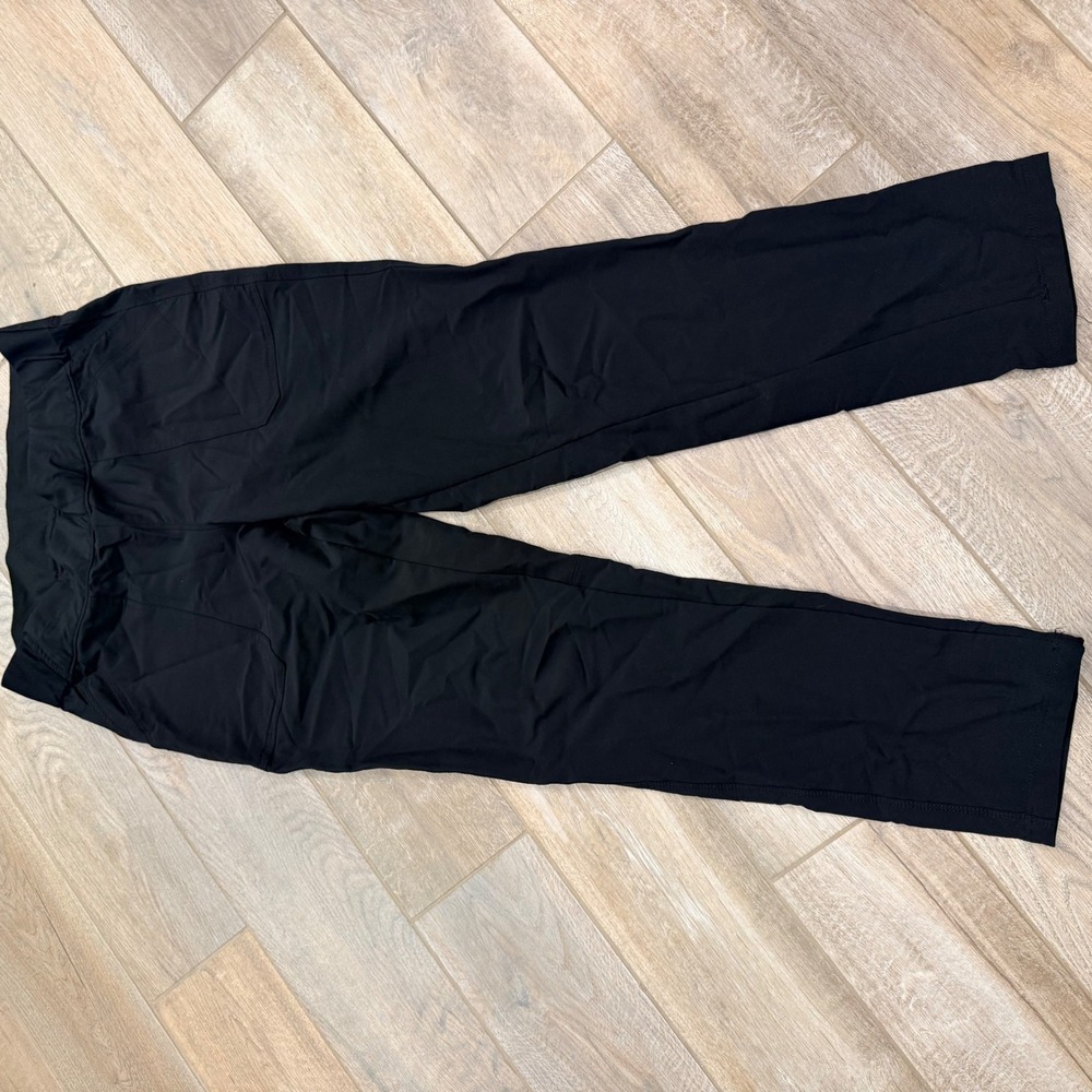 Weatherproof Vintage Womens Black Pull On Straight Leg Utility Travel Pants M